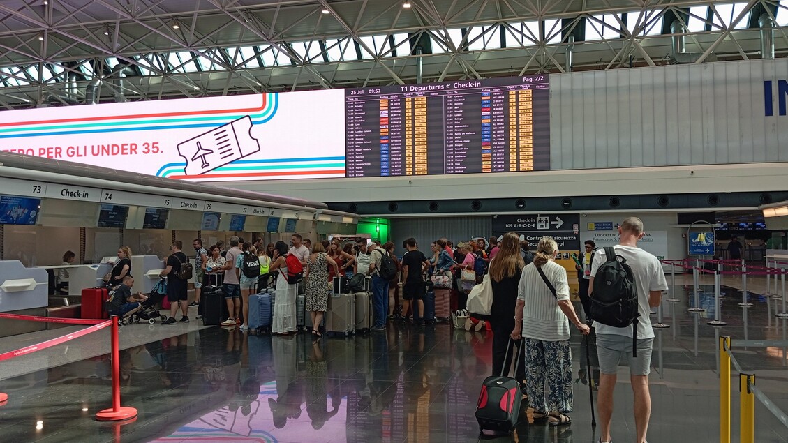 Boom di passeggeri nei mesi estivi negli aeroporti italiani