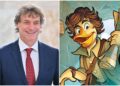 Dopo Piero anche Alberto Angela debutta su ‘Topolino’, eccolo in versione papero