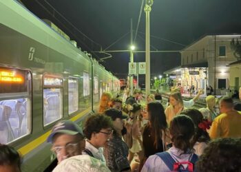 Incendio blocca la circolazione dei treni, passeggeri fermi nel Vibonese