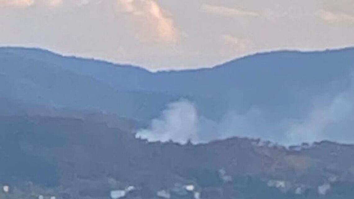 Incendi in Piemonte, a Mornese un bosco di nuovo in fiamme